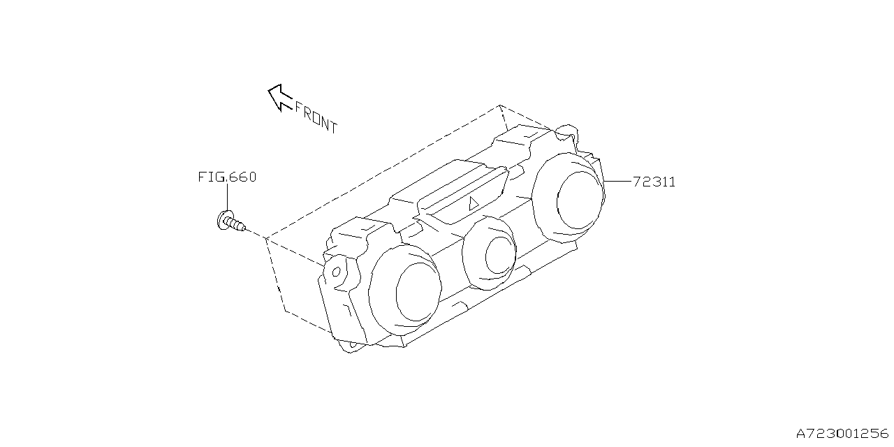 Diagram HEATER CONTROL for your 2012 Subaru Impreza   