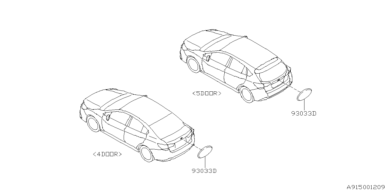 Diagram MOLDING for your Subaru Legacy 2.5L CVT 