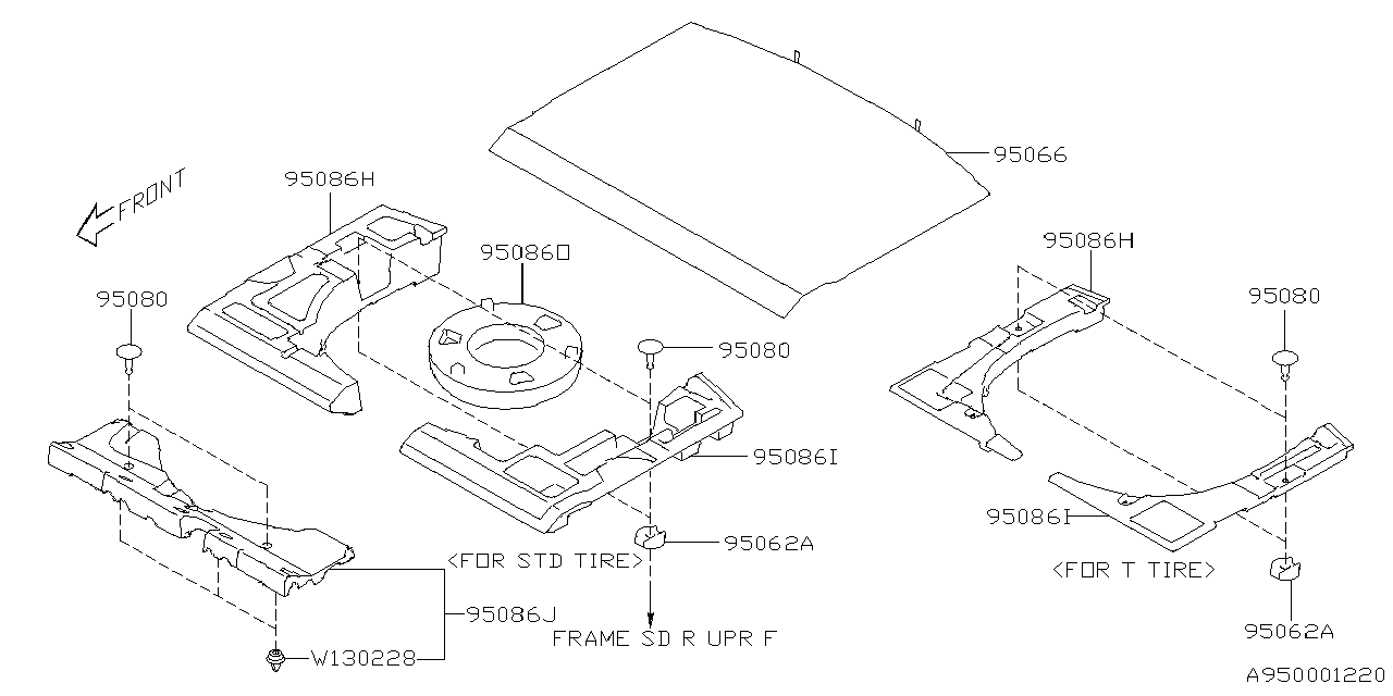 Diagram MAT for your 2018 Subaru Impreza  LIMITED w/EyeSight SEDAN 