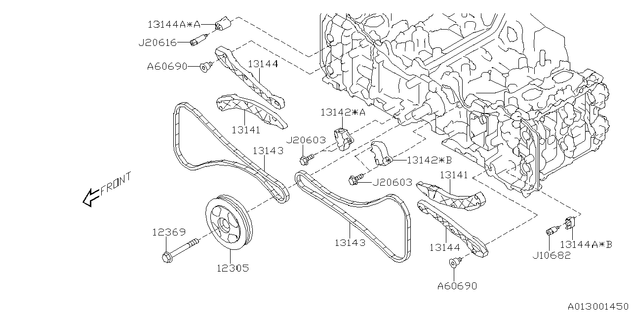 CAMSHAFT & TIMING BELT Diagram