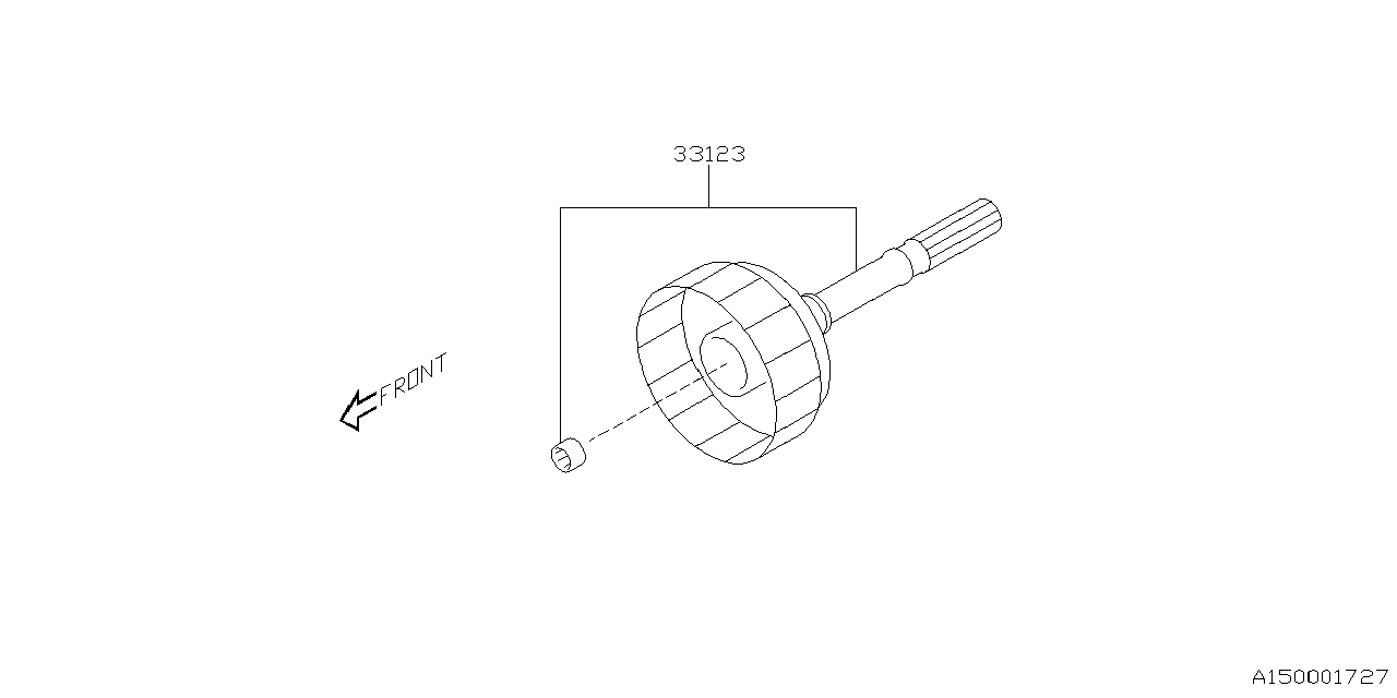 Diagram AT, TRANSMISSION ASSEMBLY for your 2023 Subaru Solterra   