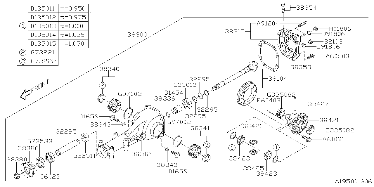 Full size assembly image of DIFFERENTIAL (INDIVIDUAL) (1/1)