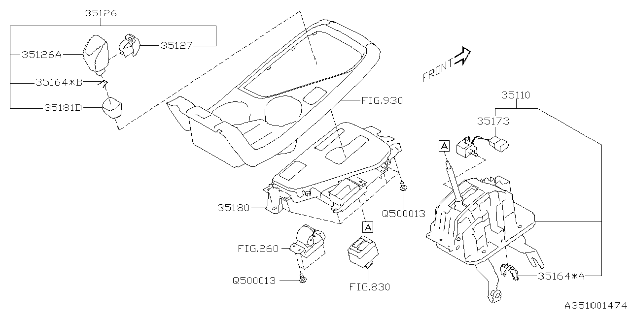 Diagram SELECTOR SYSTEM for your 2017 Subaru Legacy  R Limited Sedan 