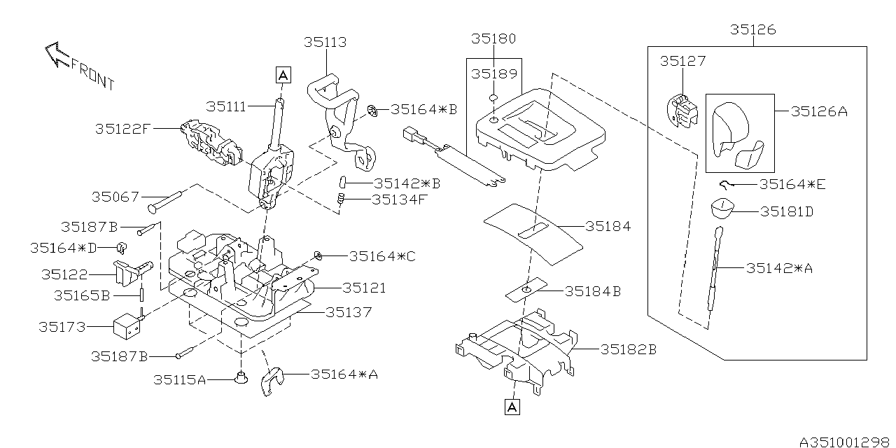 Diagram SELECTOR SYSTEM for your 2012 Subaru Impreza  Sport Wagon 