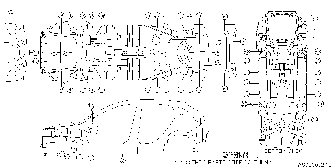 Diagram PLUG for your 2015 Subaru Impreza  Sport Limited Wagon 