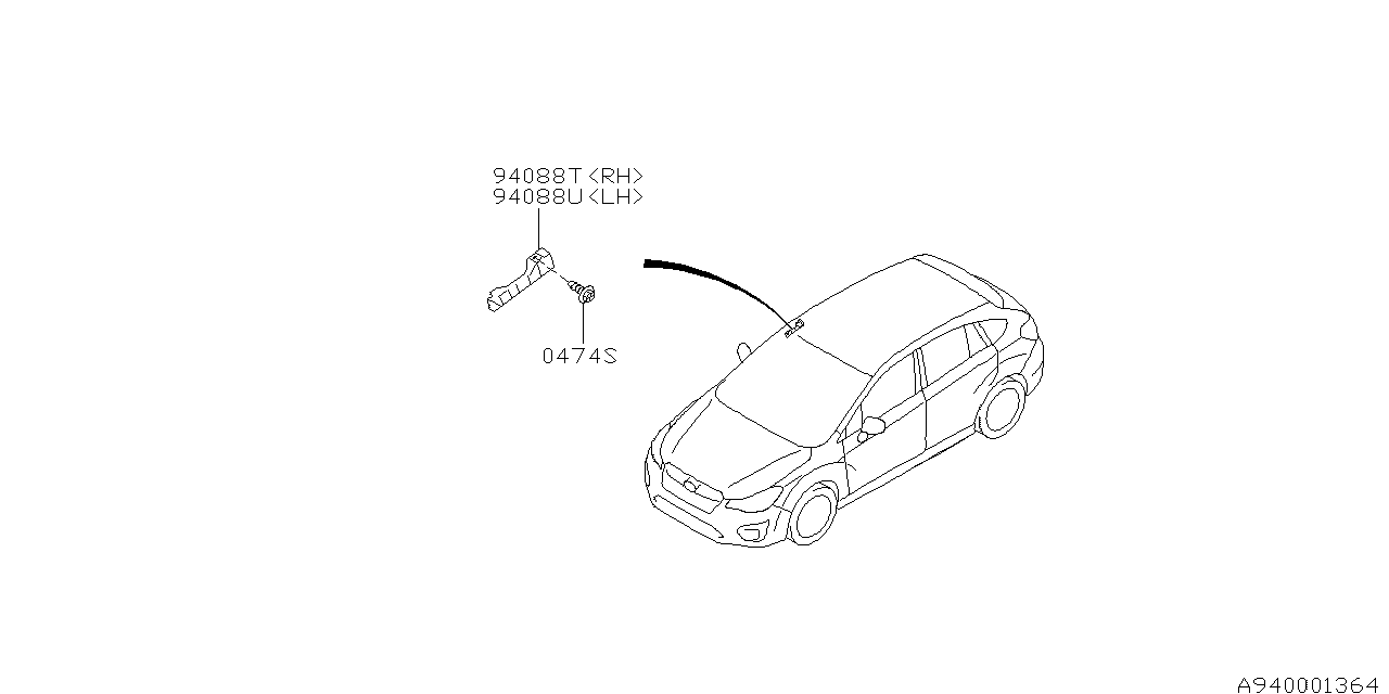 Diagram INNER TRIM for your 2013 Subaru Impreza  Limited Wagon 