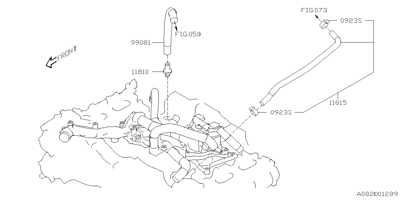 Diagram EMISSION CONTROL (PCV) for your 2014 Subaru BRZ  HIGH 