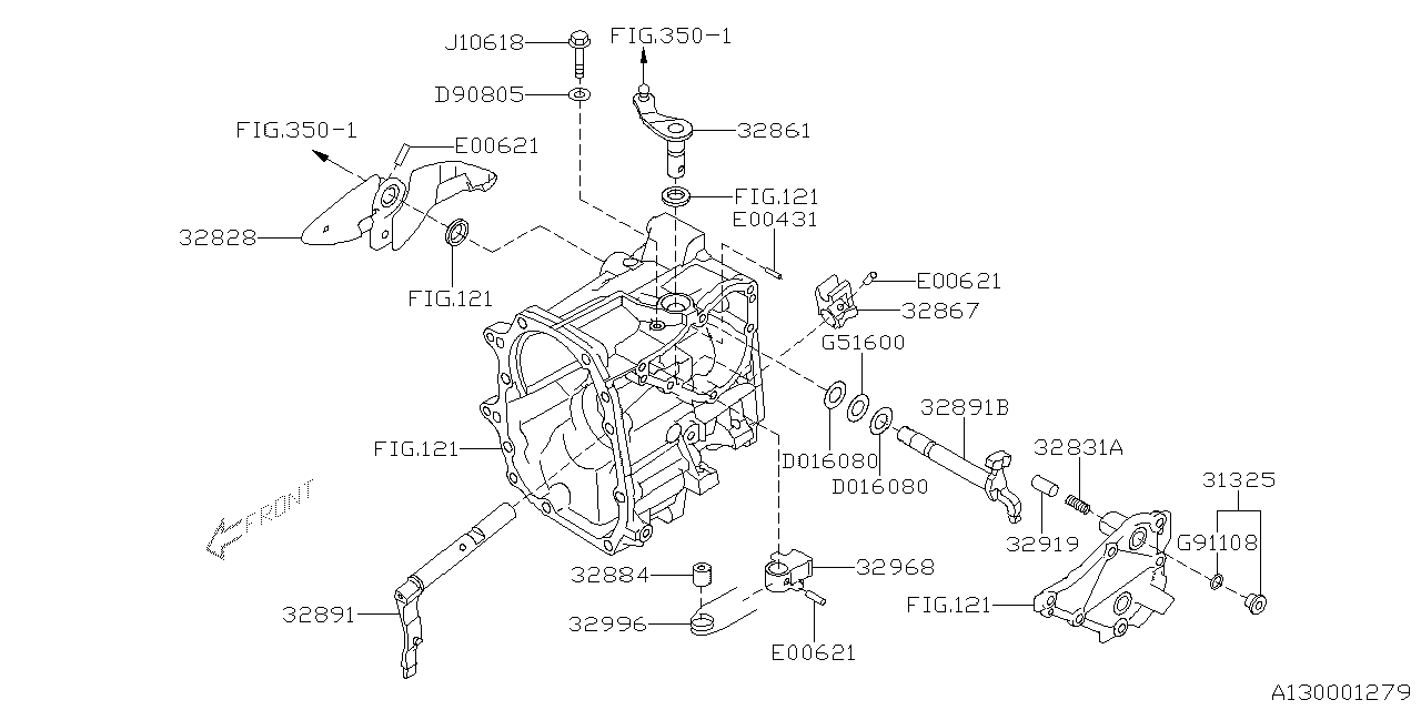 2024 Subaru Crosstrek 2.0L EYESIGHT Lever Complete Shifter. FORK