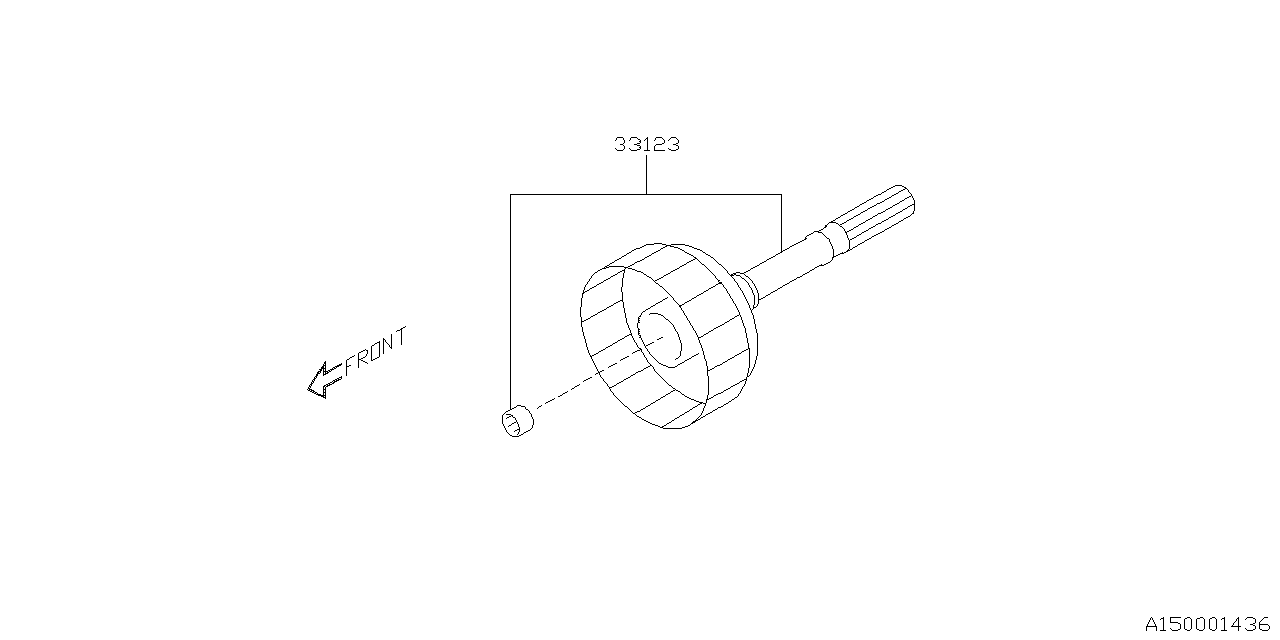 Diagram AT, TRANSMISSION ASSEMBLY for your 2023 Subaru Solterra   