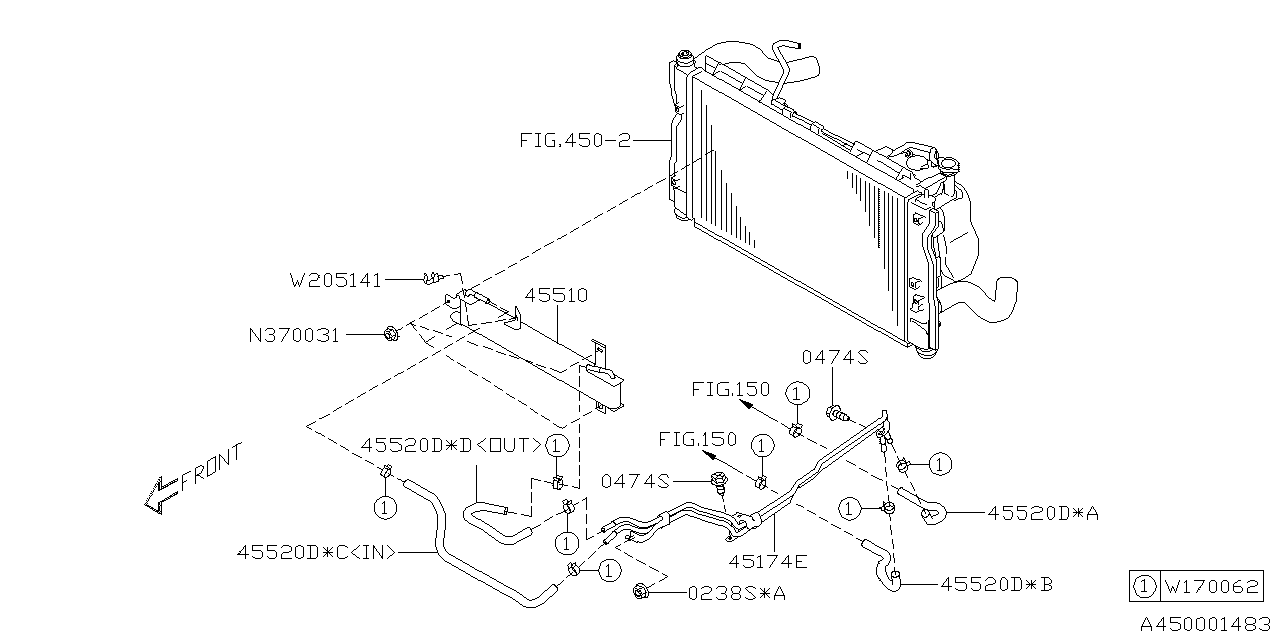 Diagram ENGINE COOLING for your 2009 Subaru WRX SS WAGON  