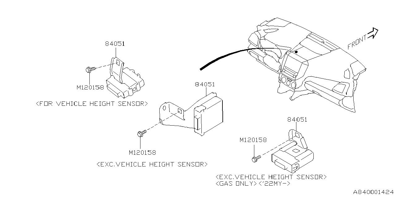 Diagram HEAD LAMP for your 2021 Subaru Outback   