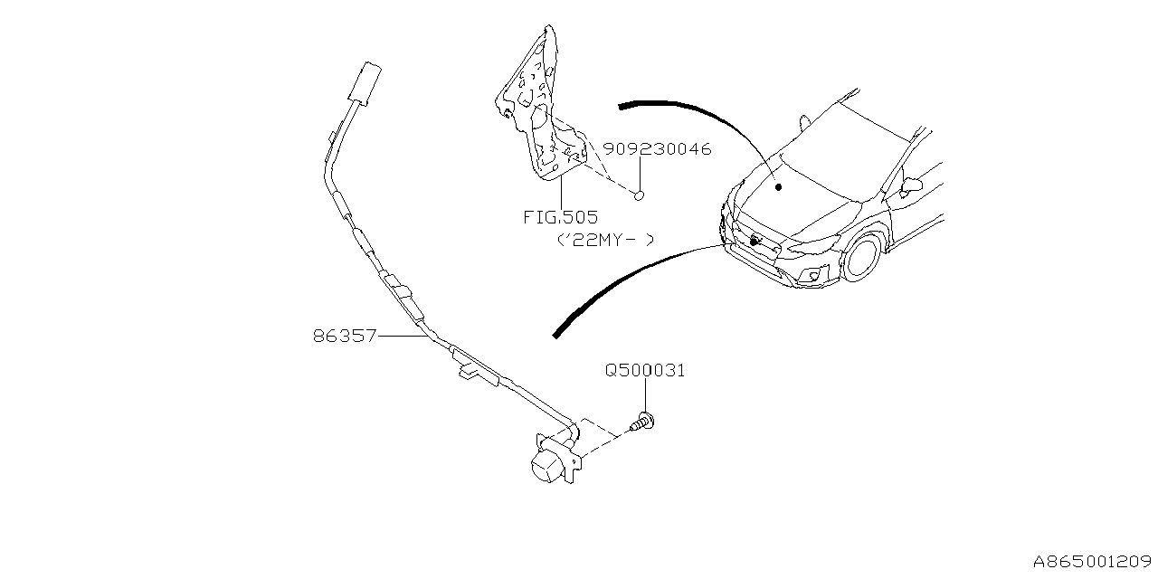 Diagram ADA SYSTEM for your Subaru Crosstrek  