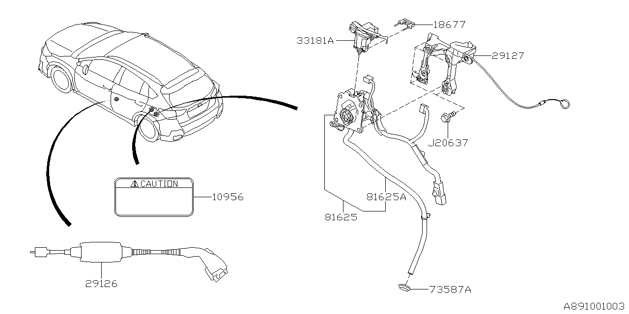 CHARGE CABLE EV Diagram