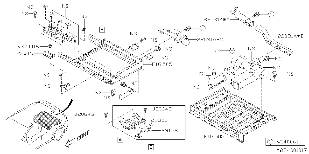 Diagram CONVERTER EV for your 2024 Subaru Forester   