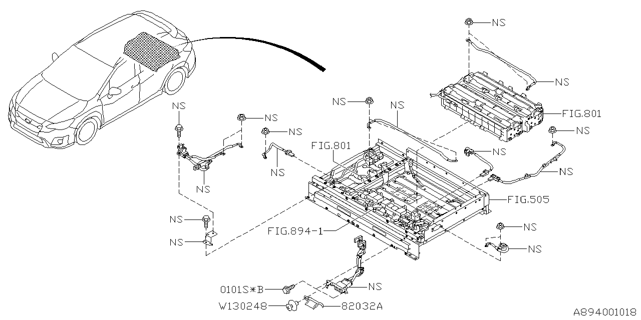 Diagram CONVERTER EV for your 2020 Subaru Crosstrek   