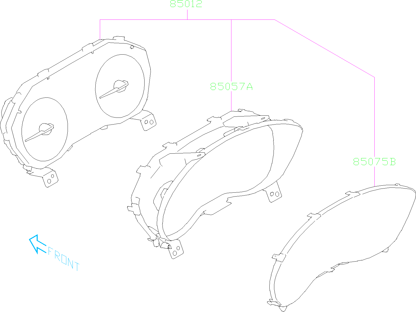 2019-subaru-outback-instrument-cluster-85003fl020-genuine-subaru-part