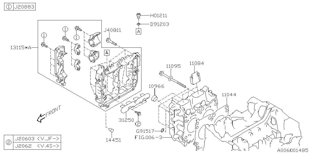 Diagram CYLINDER HEAD for your 2009 Subaru Forester   