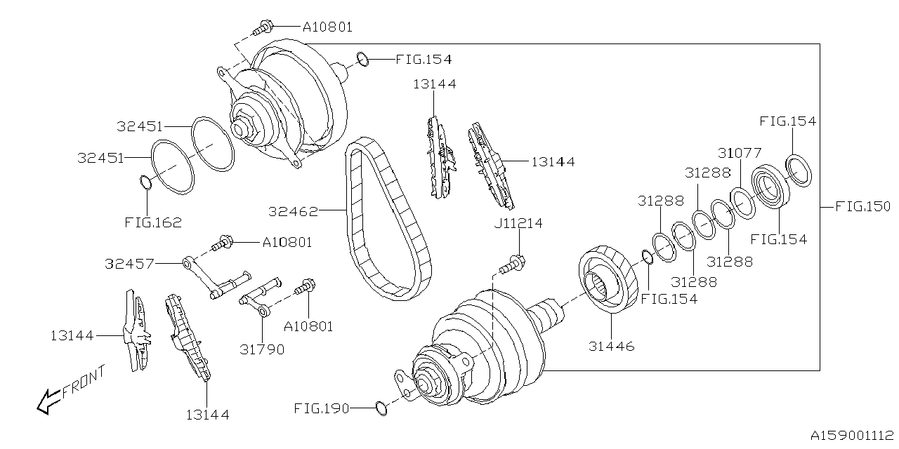 Diagram ECVT, PULLEY SET for your 2010 Subaru STI   