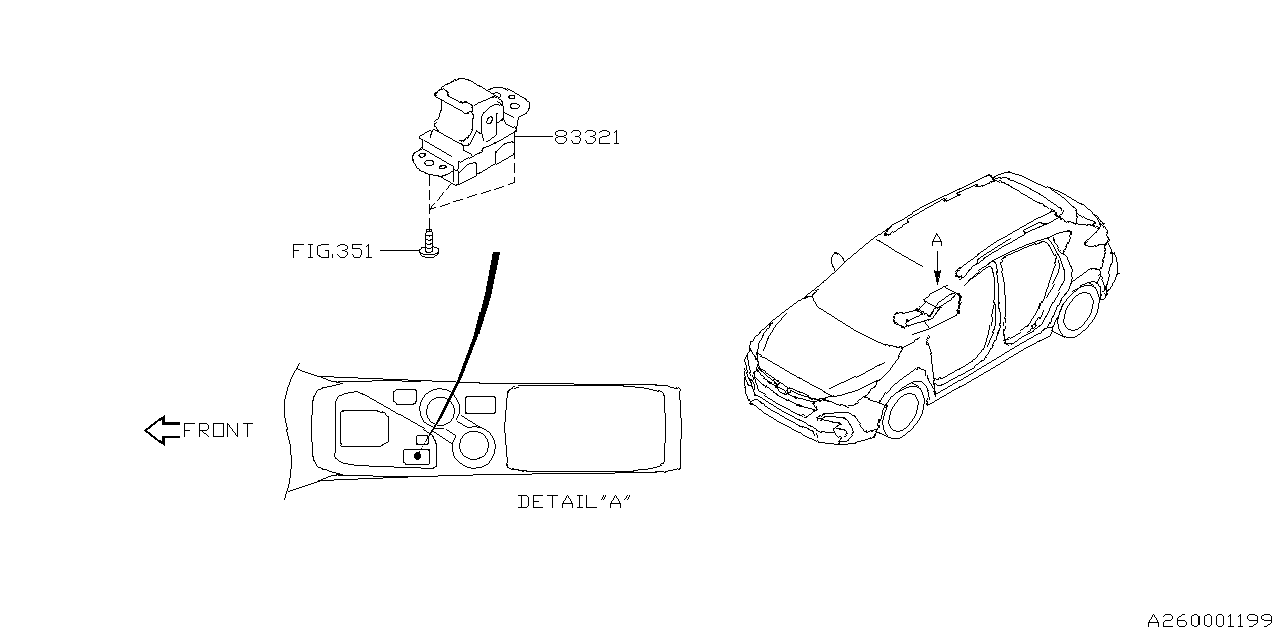 Diagram PARKING BRAKE SYSTEM for your 2005 Subaru Forester  X LL Bean 