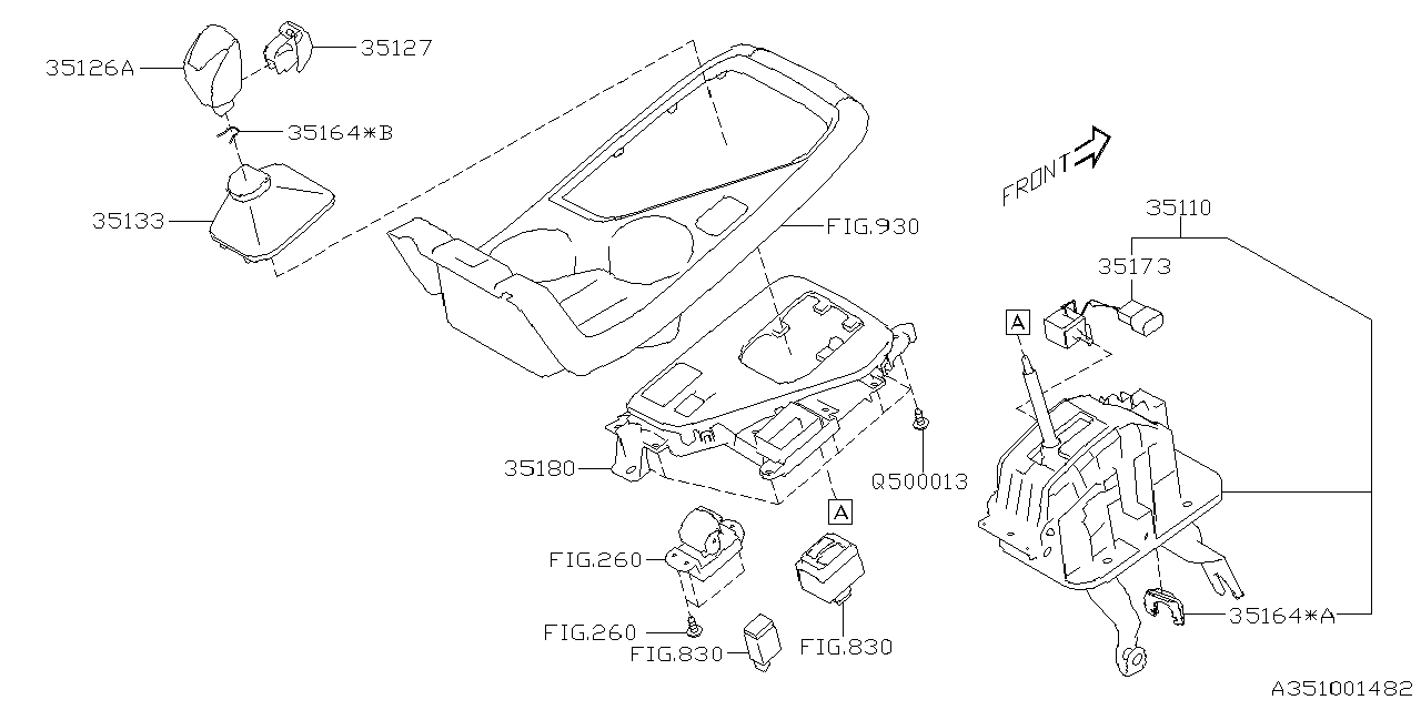 Diagram SELECTOR SYSTEM for your 2018 Subaru Impreza  Sedan 