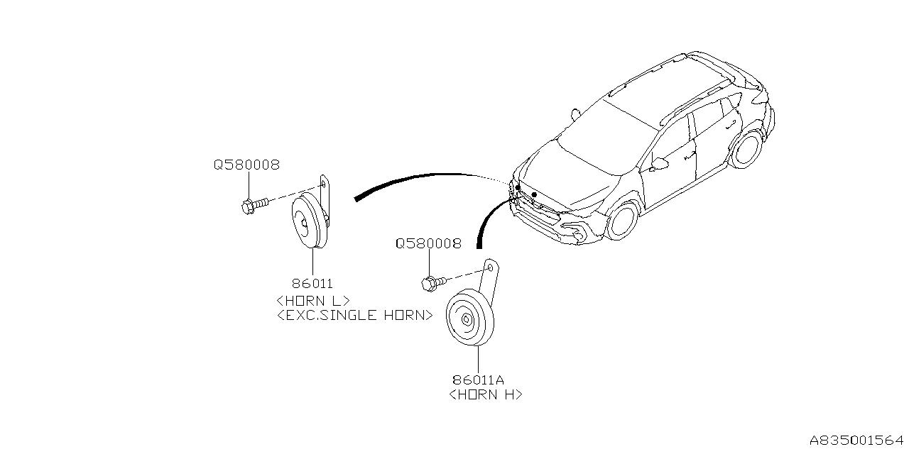 Diagram ELECTRICAL PARTS (BODY) for your 1998 Subaru Impreza   