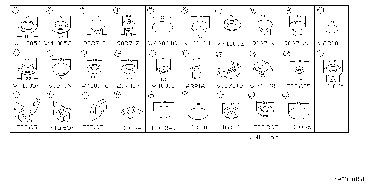 Diagram PLUG for your 2017 Subaru WRX   