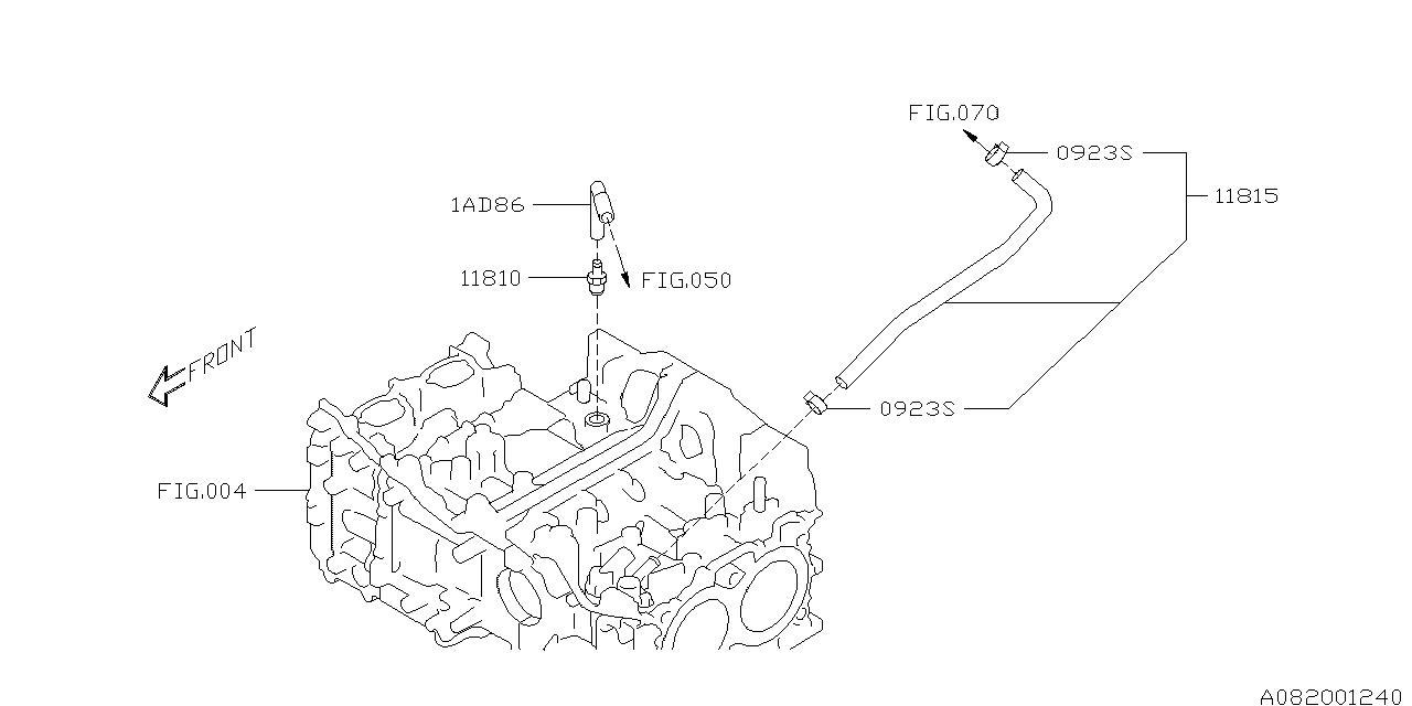 Diagram EMISSION CONTROL (PCV) for your 2015 Subaru Crosstrek  Limited 