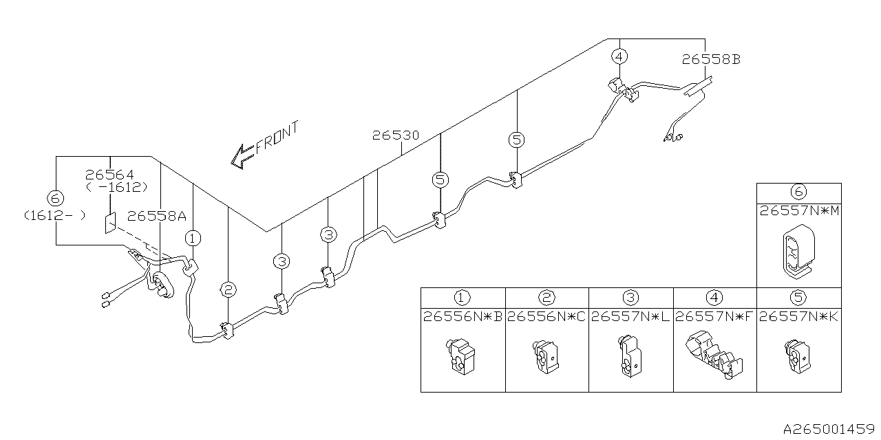 BRAKE PIPING Diagram