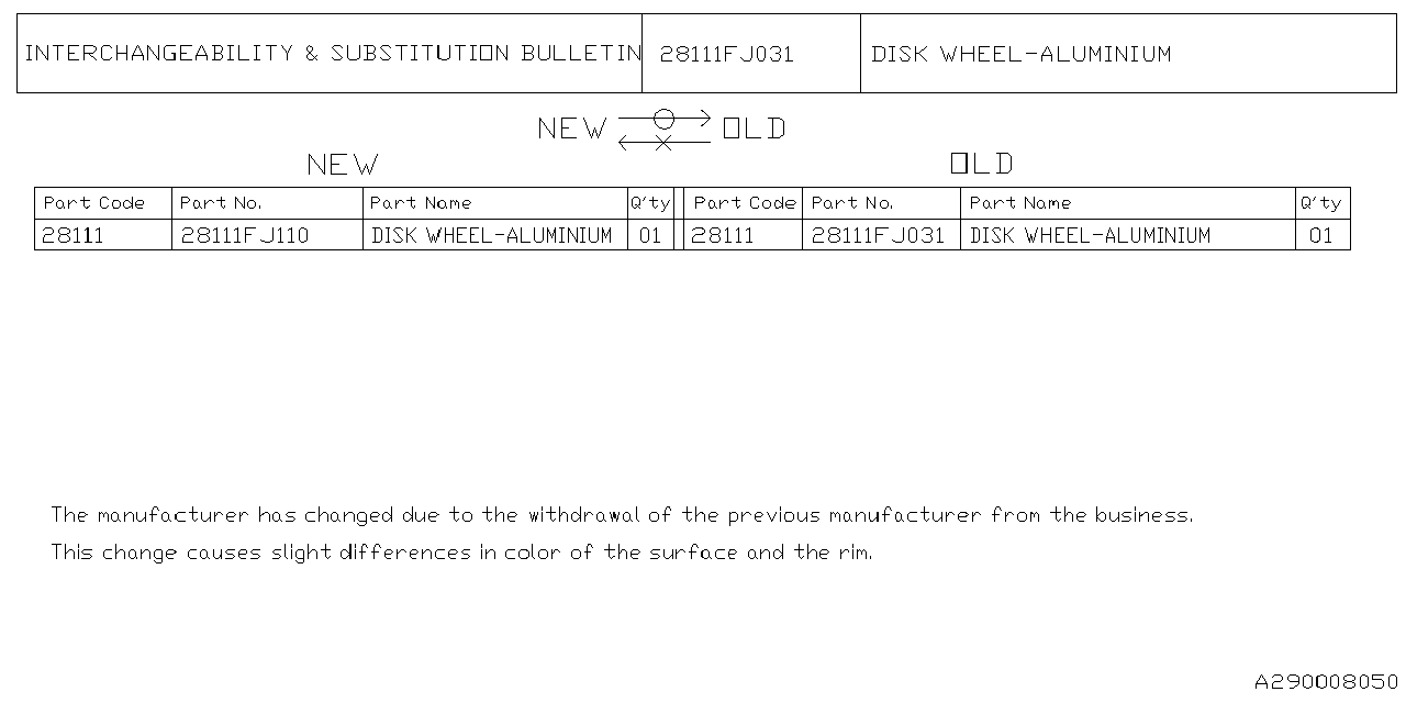 Diagram DISK WHEEL for your 2014 Subaru Crosstrek  Premium 