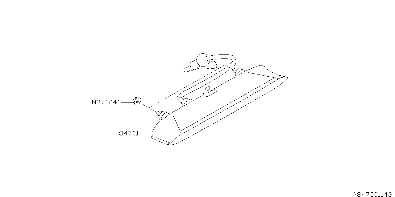 Diagram LAMP (HIGH MOUNT STOP LAMP) for your Subaru