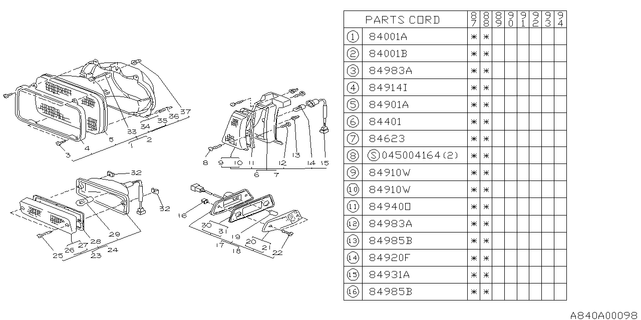 HEAD LAMP Diagram