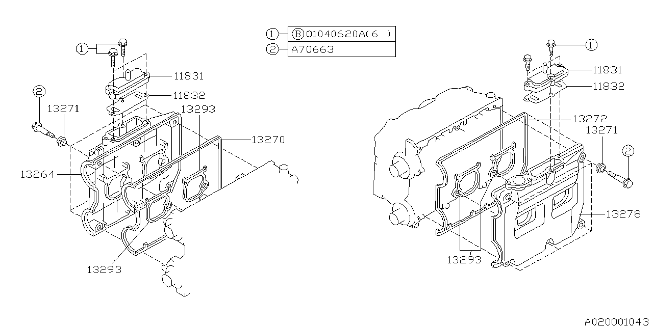 Diagram ROCKER COVER for your 2018 Subaru Forester   