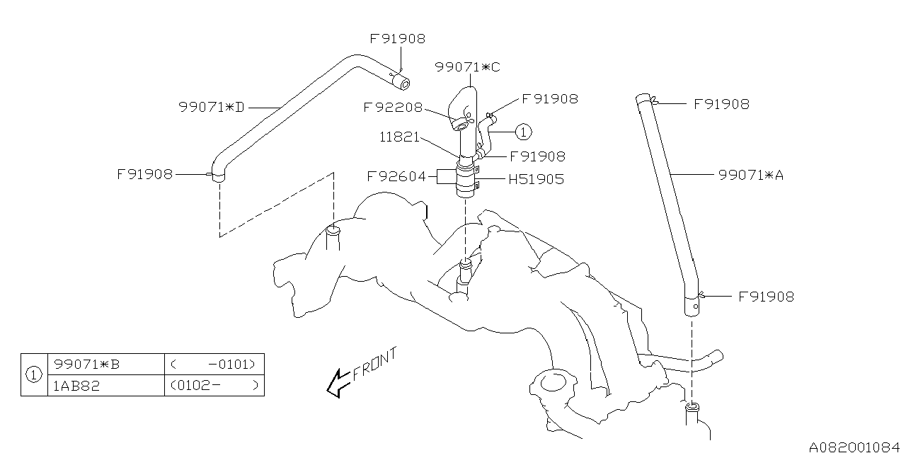 EMISSION CONTROL (PCV) Diagram