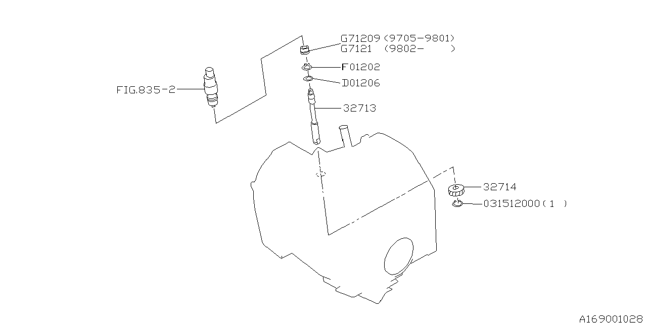 AT, SPEEDOMETER GEAR Diagram