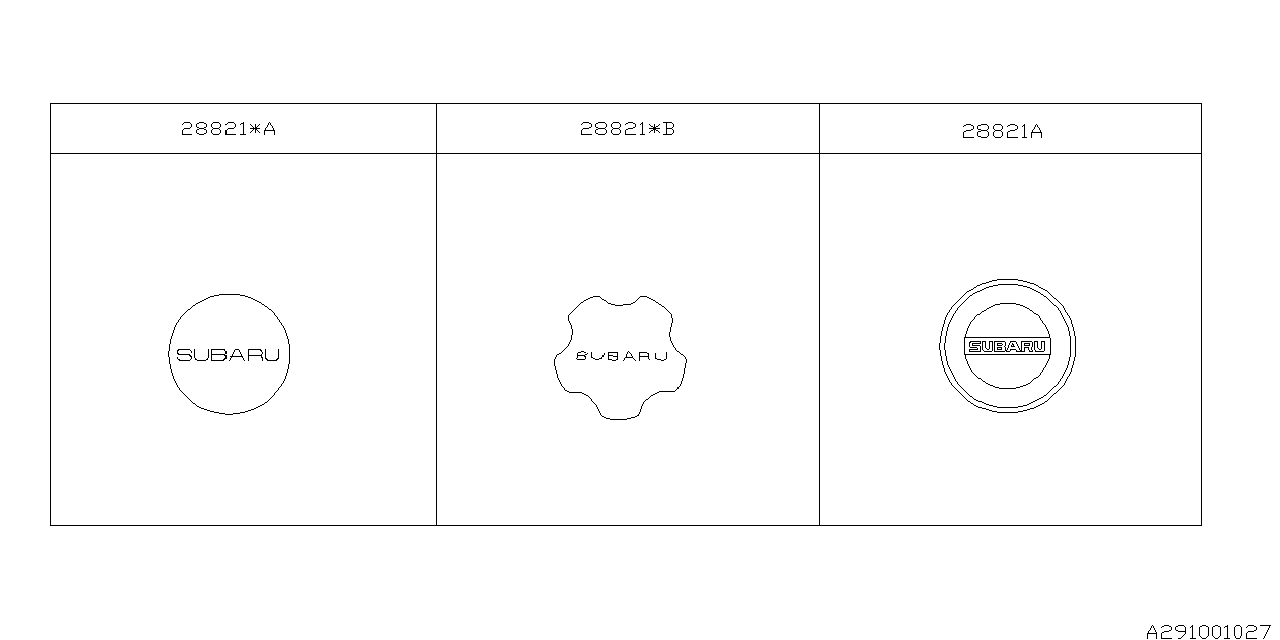 Diagram WHEEL CAP for your 2022 Subaru Impreza  SPORT w/EyeSight SEDAN 