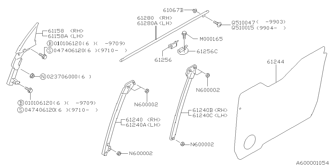 Diagram FRONT DOOR PANEL for your Subaru BRZ  