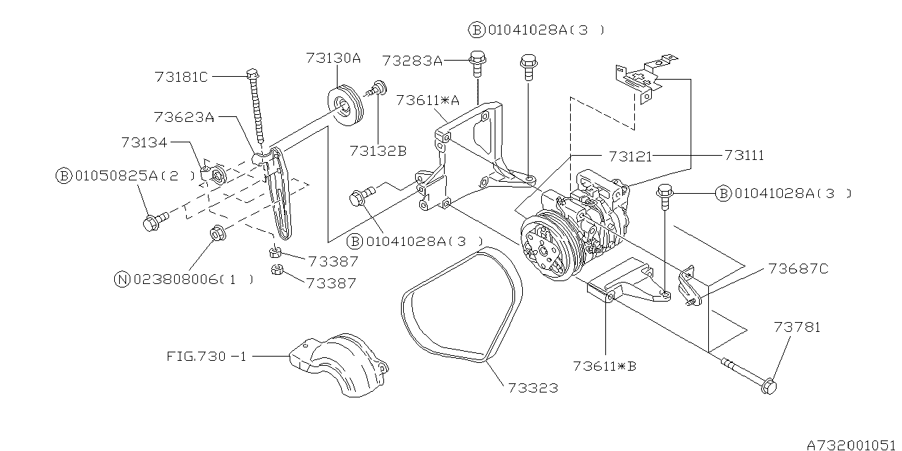 Diagram COMPRESSOR for your 2015 Subaru Forester  XT Premium 