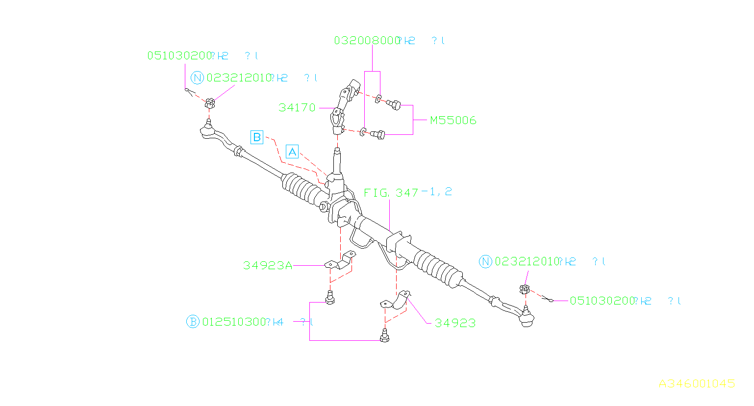 2022-subaru-forester-plus-w-eyesight-steering-shaft-universal-joint