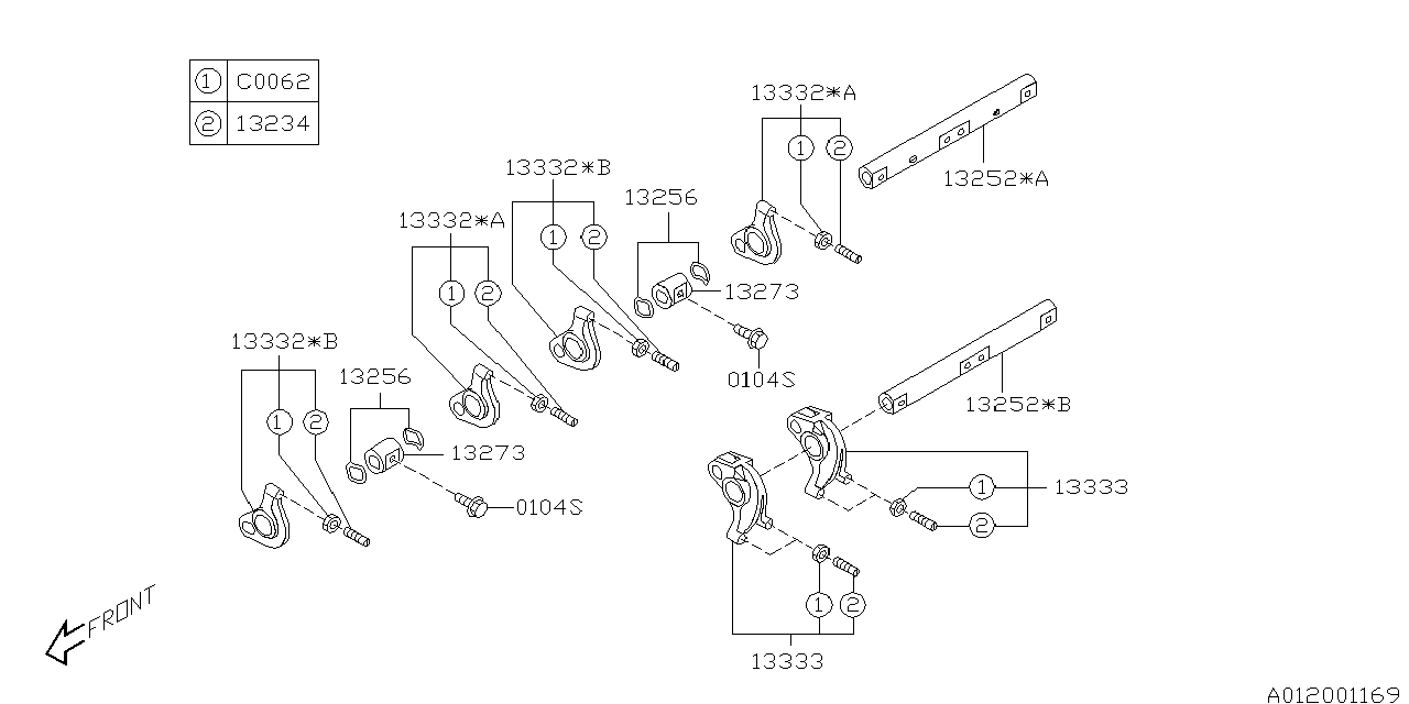 Diagram VALVE MECHANISM for your 2022 Subaru Forester   