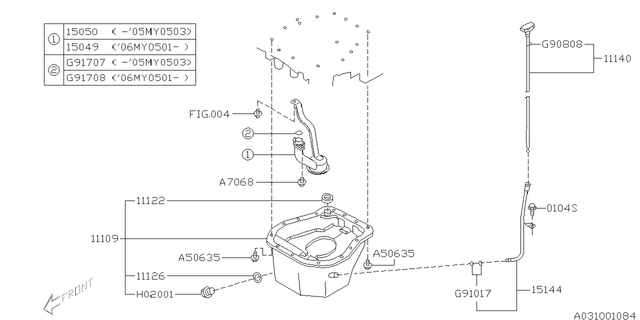 Diagram OIL PAN for your 2018 Subaru Outback   