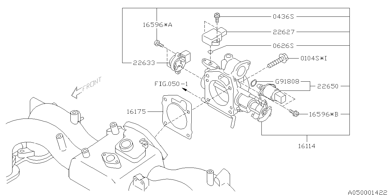 INTAKE MANIFOLD Diagram