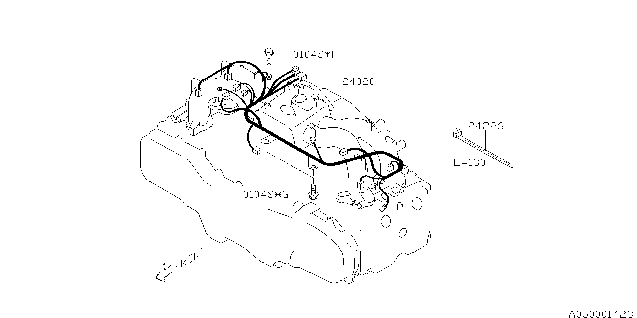 Diagram INTAKE MANIFOLD for your 2006 Subaru Tribeca   