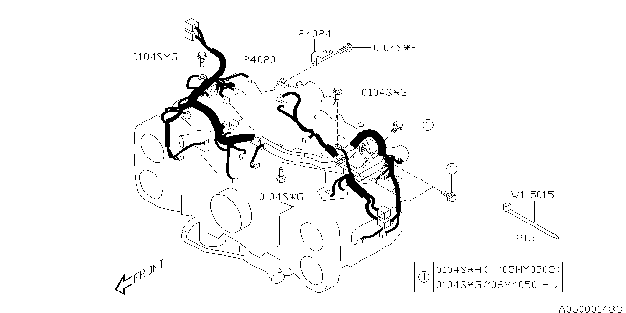 Diagram INTAKE MANIFOLD for your 2006 Subaru Tribeca   