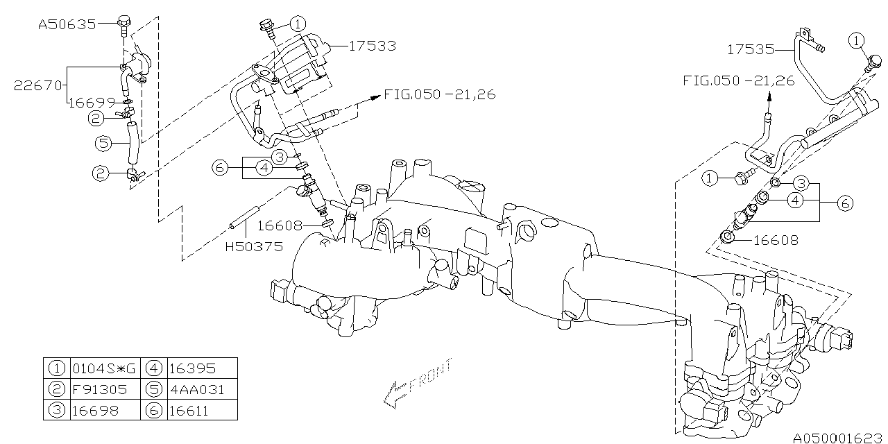 Diagram INTAKE MANIFOLD for your 2002 Subaru Impreza  RS Sedan 