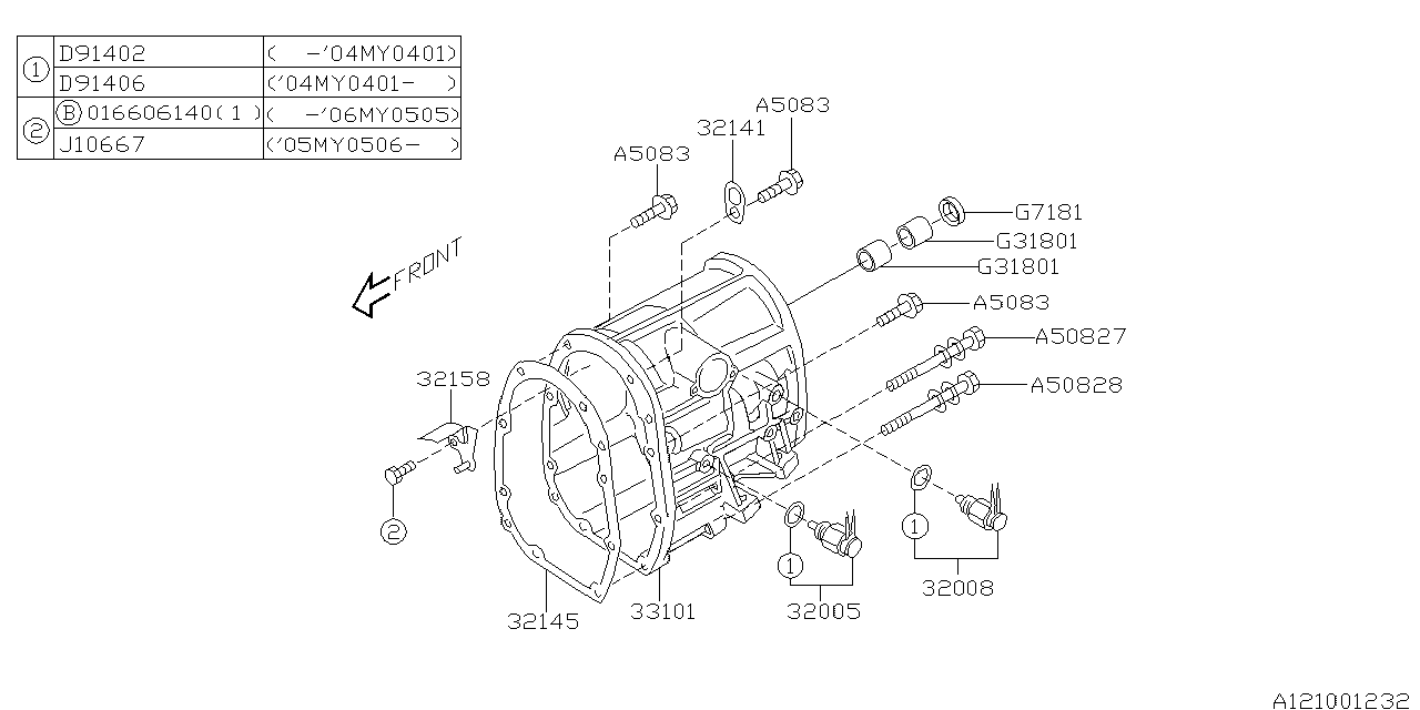 Diagram MT, TRANSFER & EXTENSION for your 2018 Subaru Impreza  PREMIUM w/EyeSight WAGON 