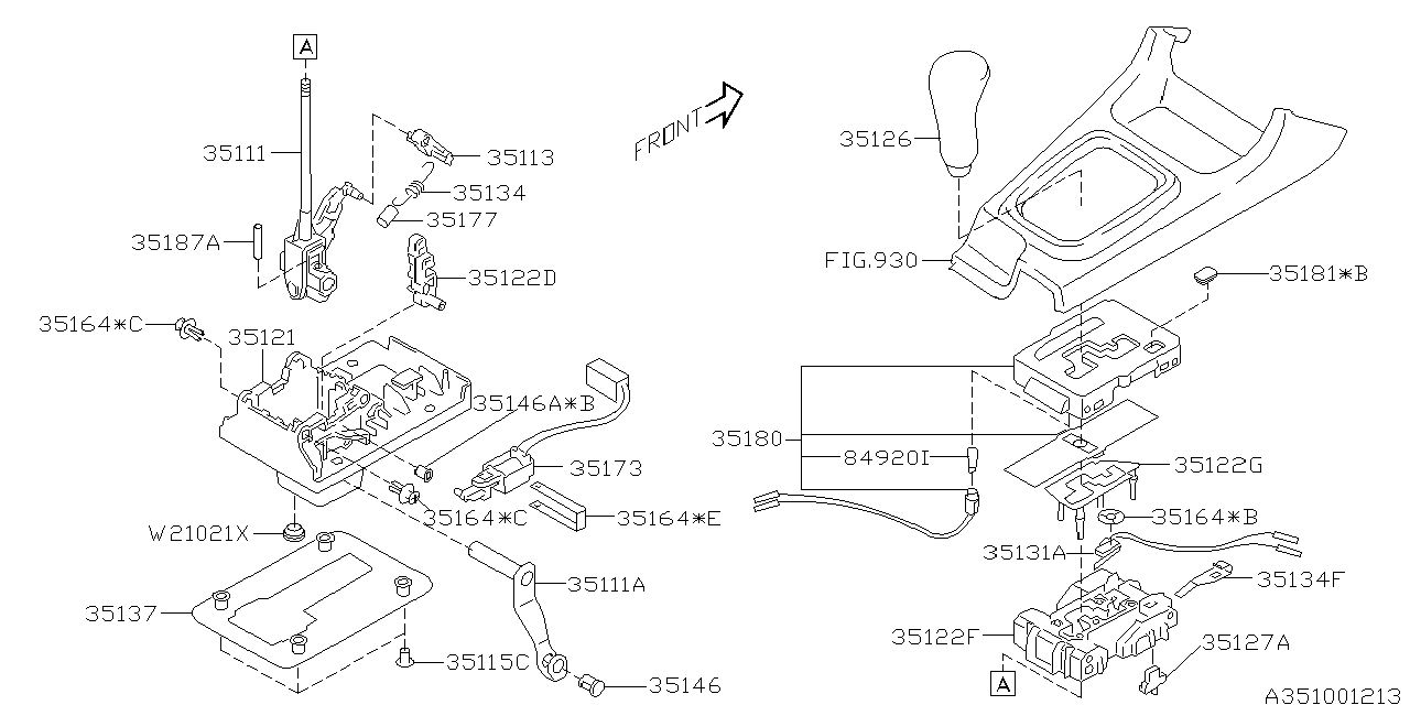 Diagram SELECTOR SYSTEM for your 2018 Subaru Impreza   