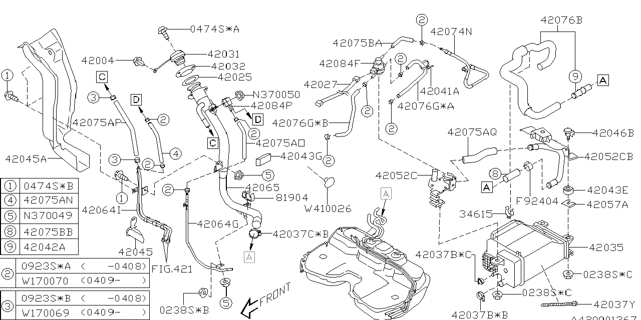 FUEL PIPING Diagram