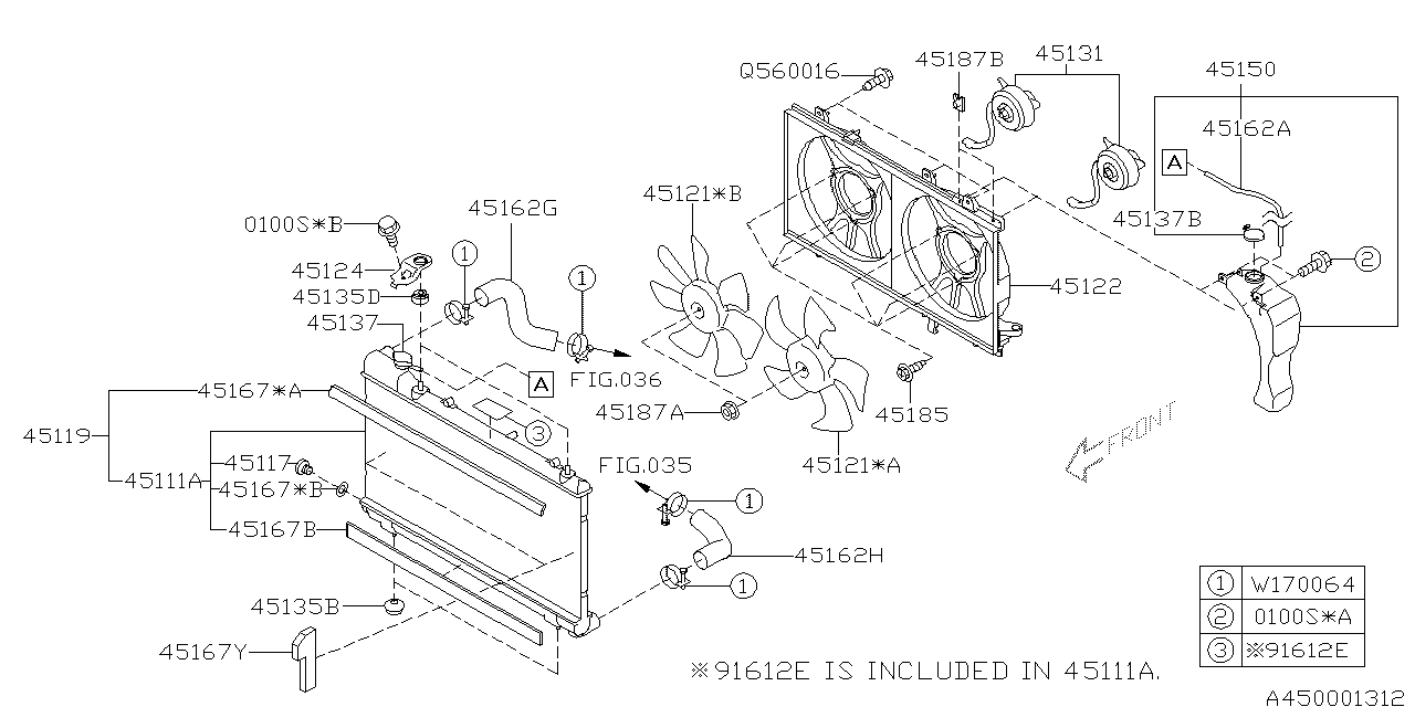 Diagram ENGINE COOLING for your 2017 Subaru Impreza   