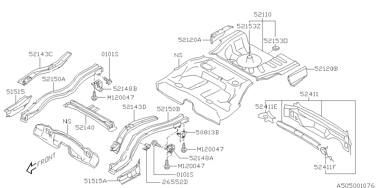 Diagram BODY PANEL for your 2016 Subaru Impreza  Premium Plus Wagon 