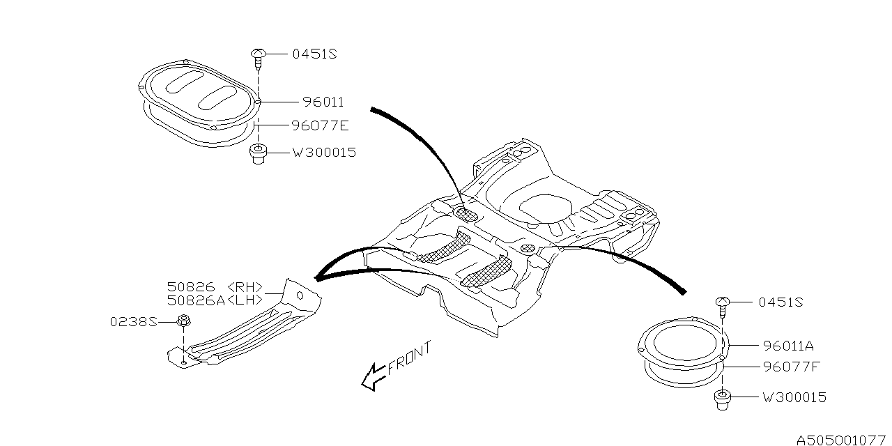 Diagram BODY PANEL for your Subaru